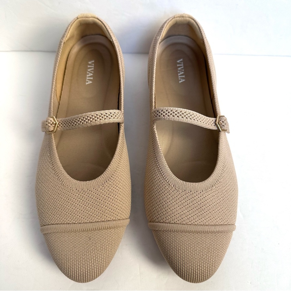 Vivaia Almond Toe Mary Janes AdaptAll Tamia Color Almond Size EU 39 US 8 - Picture 2 of 13